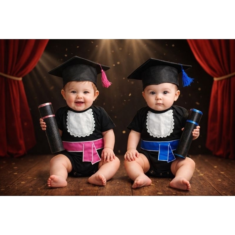 Body Temático Bebe Formatura 12 Meses Mesversario Bory Bori Bory Bodi Fantasia Bebe Formatura Finalizar 12 meses em Oferta na Shopee