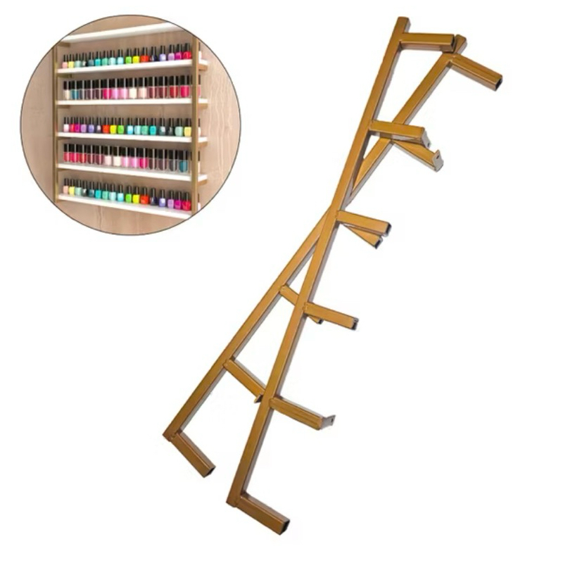 Suporte Industrial Metalon Para Prateleira de Esmaltes (DOURADO)