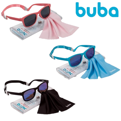 Óculos de Sol Infantil c/ Alça Ajustavel Flexível c/ Proteção UVA UVB Original BUBA Menino Menina em Oferta na Shopee