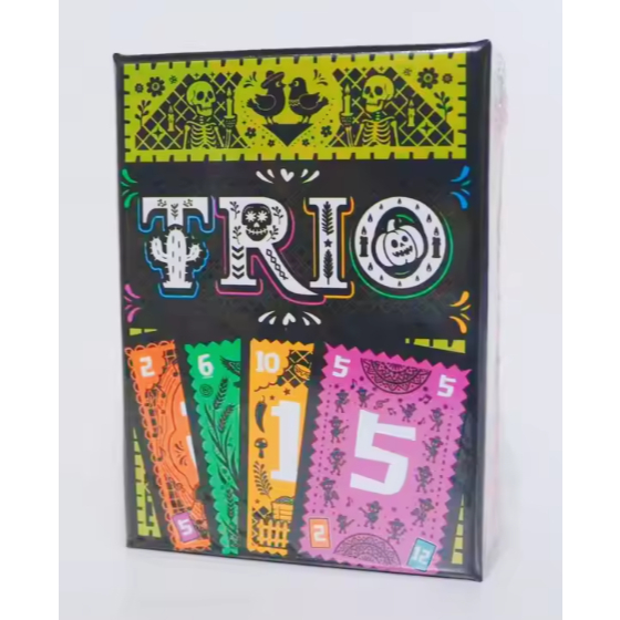 Jogo de Cartas TRIO | Rápido (15 Min), Viciante e Divertido | 3–6 Jogadores | Party Game | Em Inglês em Oferta na Shopee