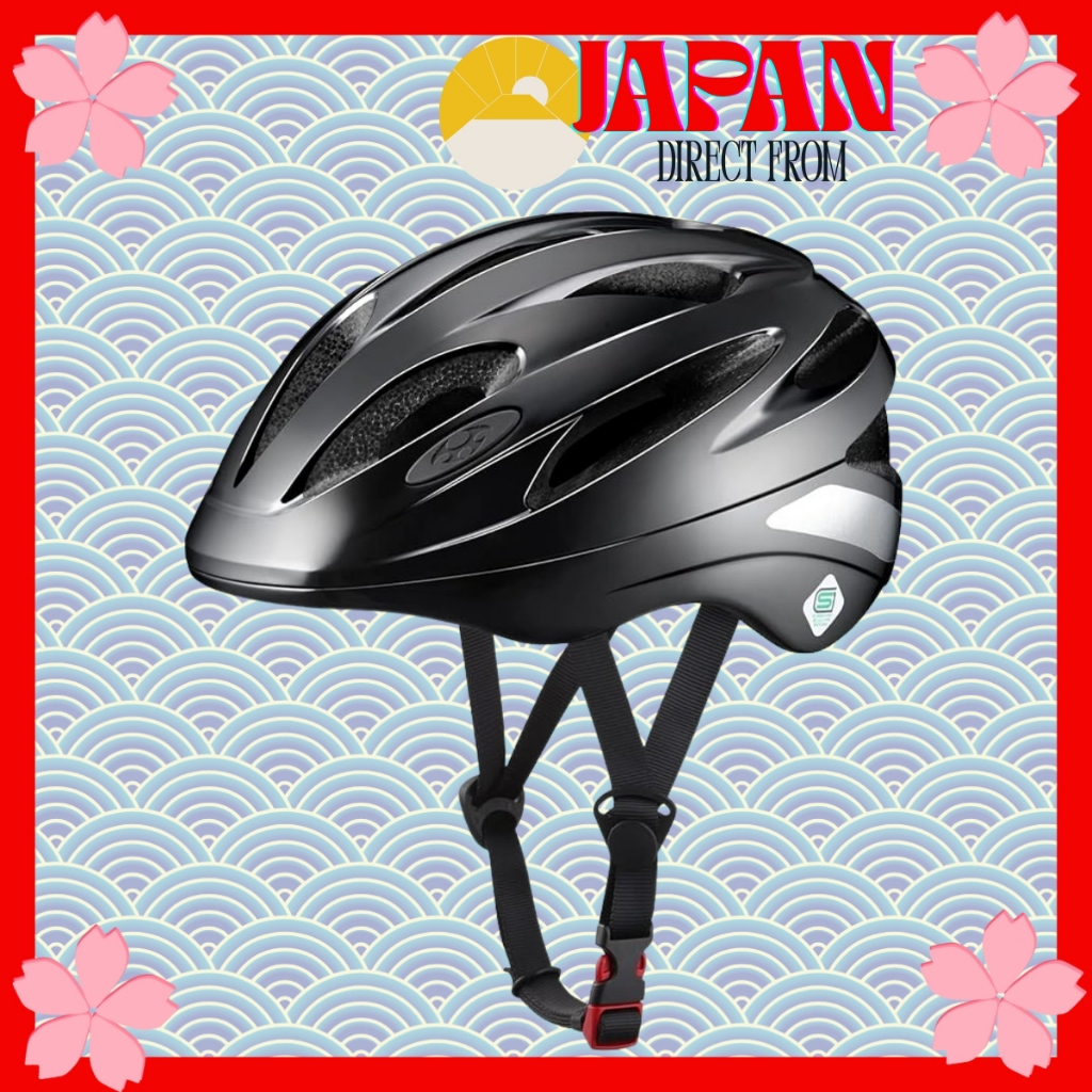 【Direct from Japan】OGK KABUTO SN-13 Capacete de Ciclismo | Certificação SG | Leve e Ventilado | In-Mold | Adulto | Preto