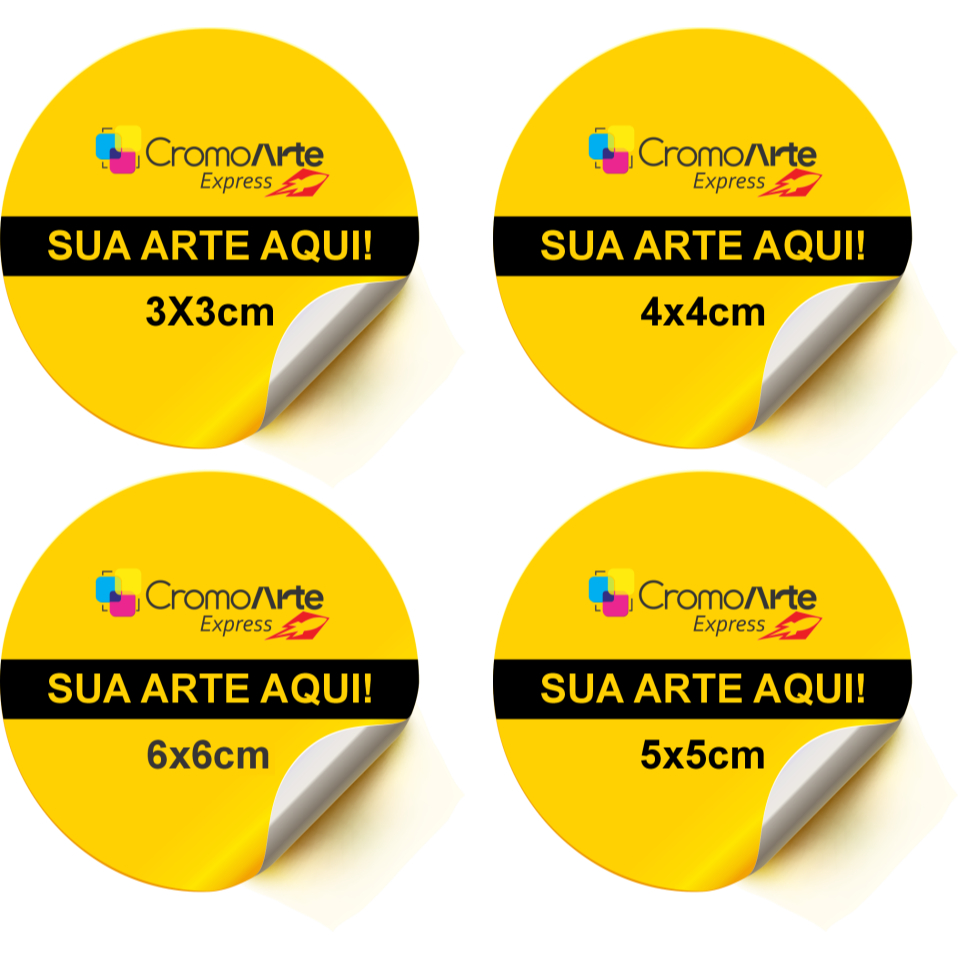 Etiquetas em Adesivo Vinil Personalizadas em Oferta na Shopee