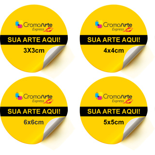 Etiquetas em Adesivo Vinil Personalizadas em Oferta na Shopee