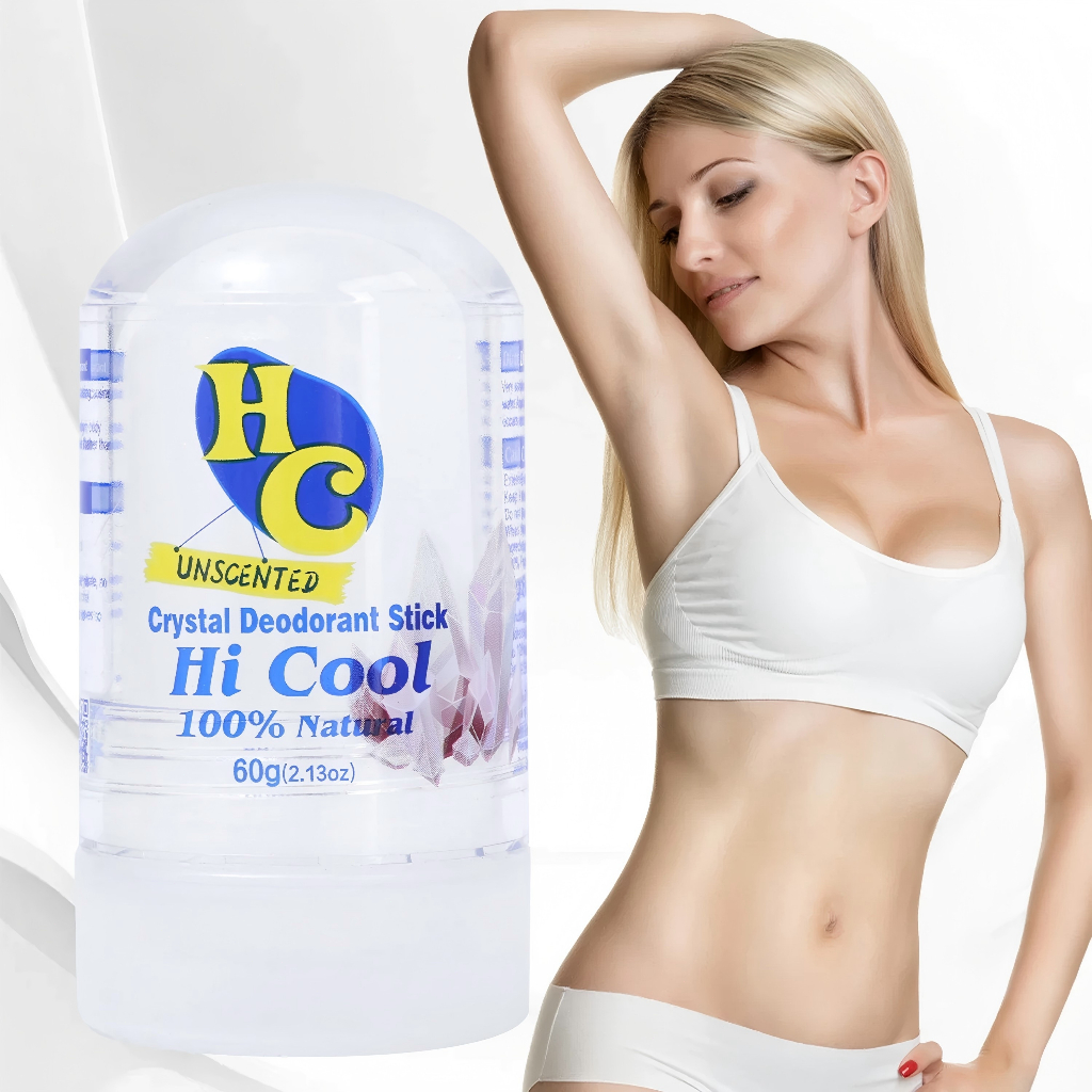 Desodorante Pedra Sal Cristal Vegano, Crystal Stick Sem cheiro - Natural Sem Fragrância 60g em Oferta na Shopee
