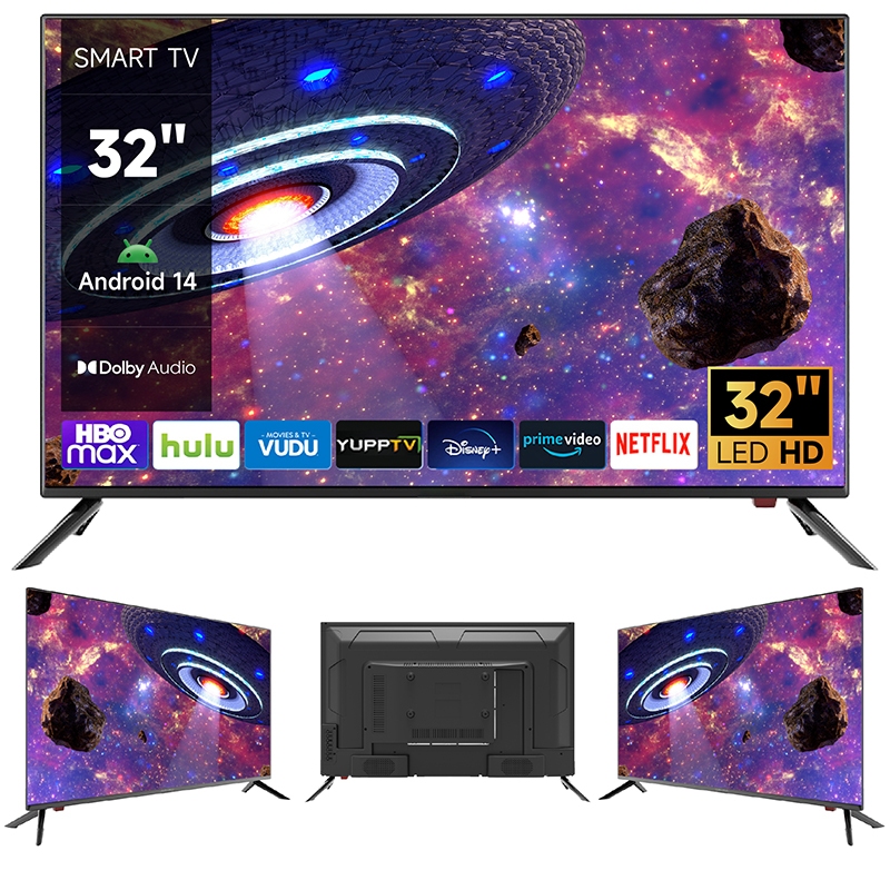 Smart Tv 32'' Led Hd Android 14 Tv Wifi 100/240v TV Novinha Em Folha
