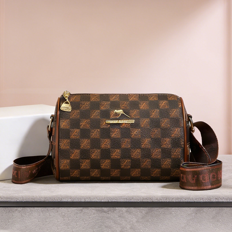 Bolsa de Ombro Pequenas Feminina,Mini Bolsas Sacola Tiracolo Moderna de Couro Impermeável