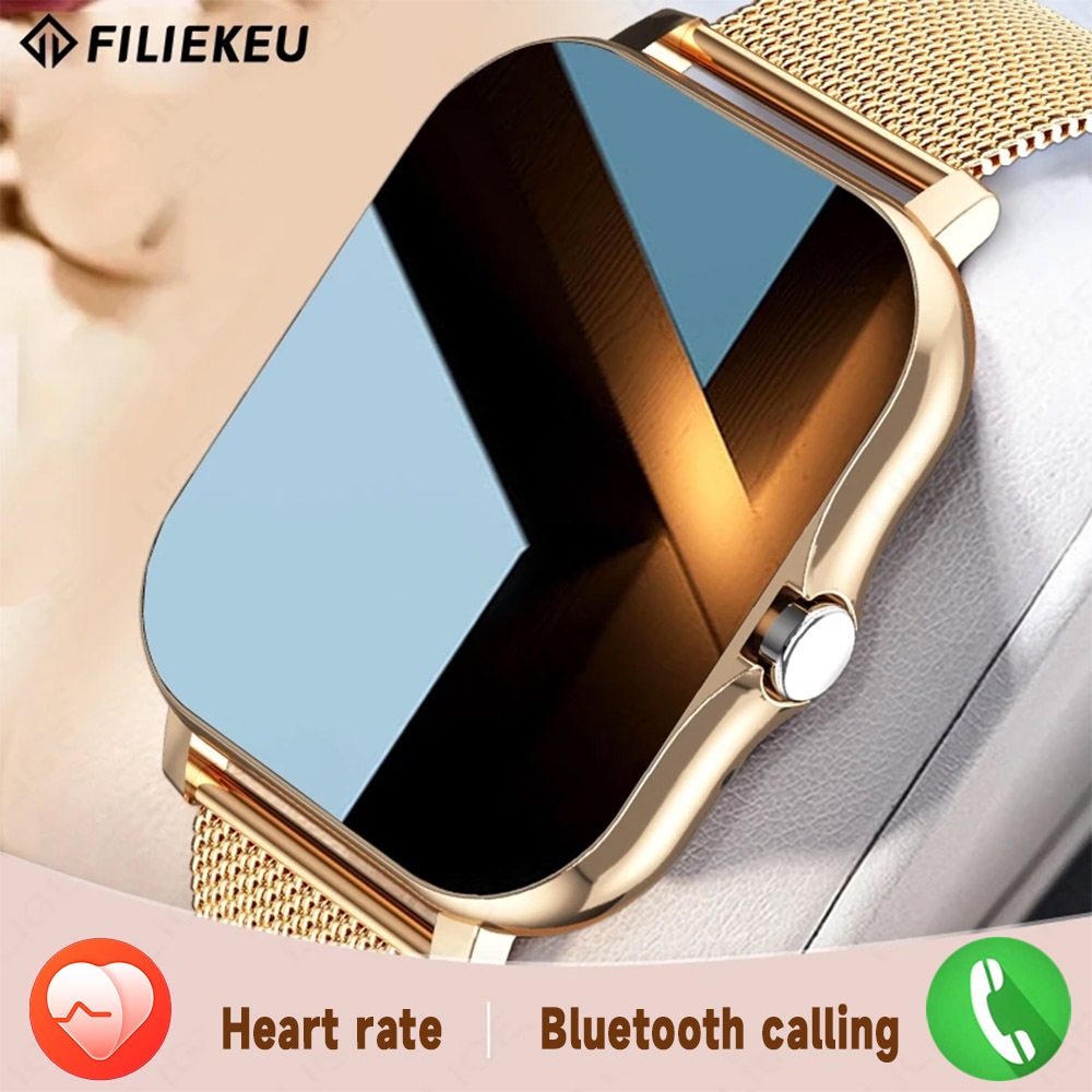 FLK Relógio smartwatch Chamadas Bluetooth à prova d'água esportes fitness smartwatch relogio