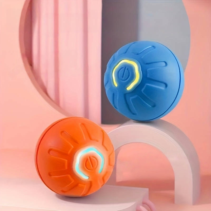 Bola Eletrônica para Cachorros - Interativa e Automática com USB, que salta e diverte os pets