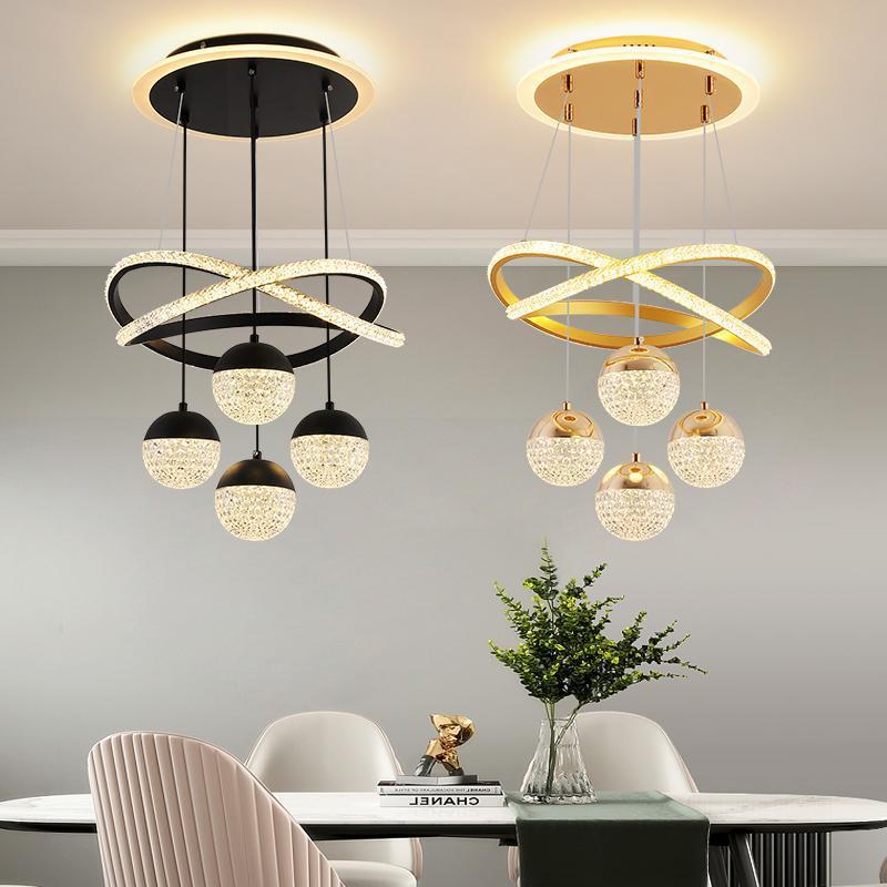 (110V/220V) Lustre LED Moderno Pendente 3 Cores/Luminária de teto LED/luminária pendente m