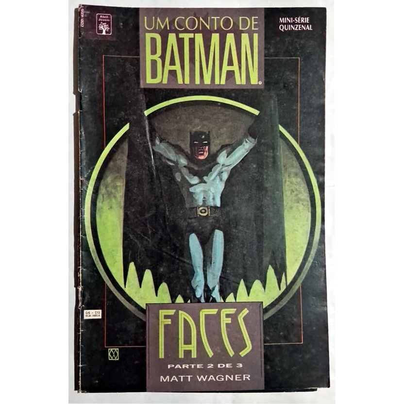 Um Conto de Batman Faces Parte 2 Duas-Caras Abril Jovem Mini-Série Matt Wagner