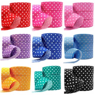 Fita Gorgurão Poá N5 - Rolo com 10 metros - Escolha a Cor em Oferta na Shopee