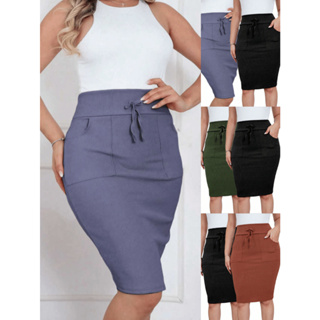 MF Kit 2 peças Saia Lápis com Bolso em Oferta na Shopee