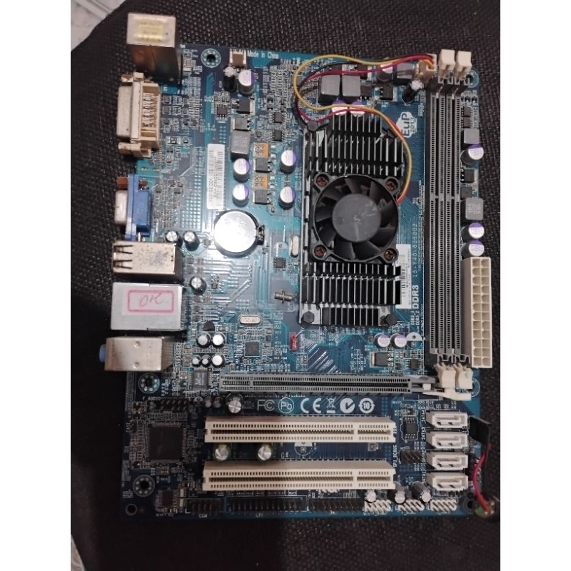 placa mãe megawere ecs hdc -m funcionando normalmente