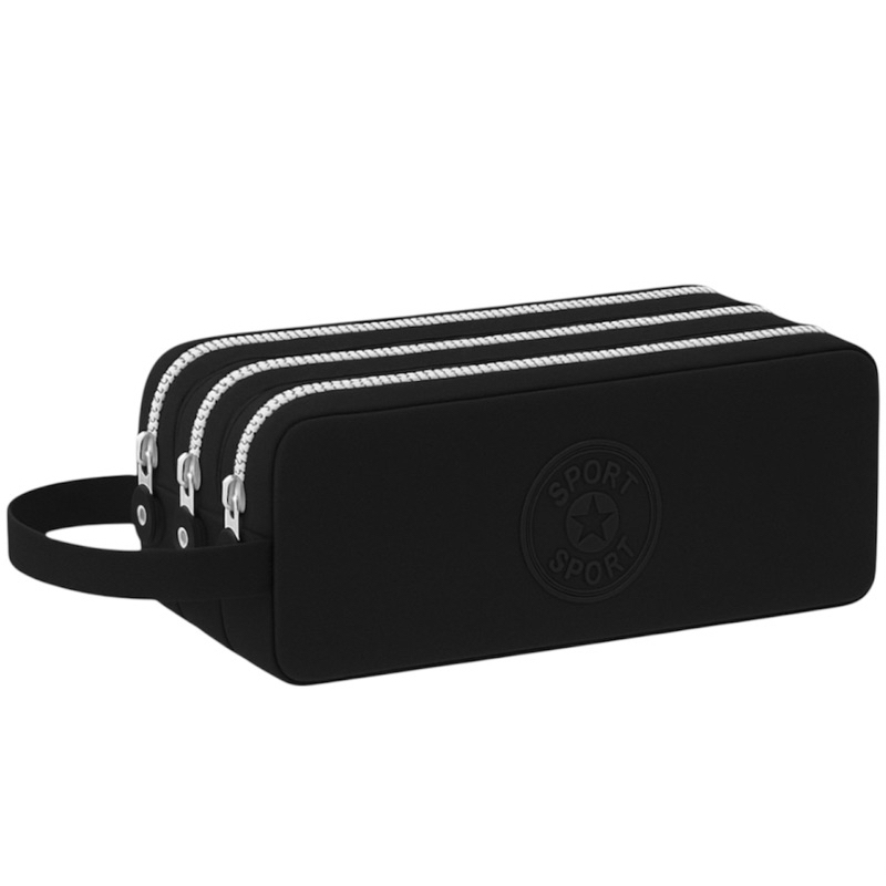 Estojo Escolar Organizador Com Divisórias 3 Zíperes Box Feminino Masculino Grande Capacidade Lápis