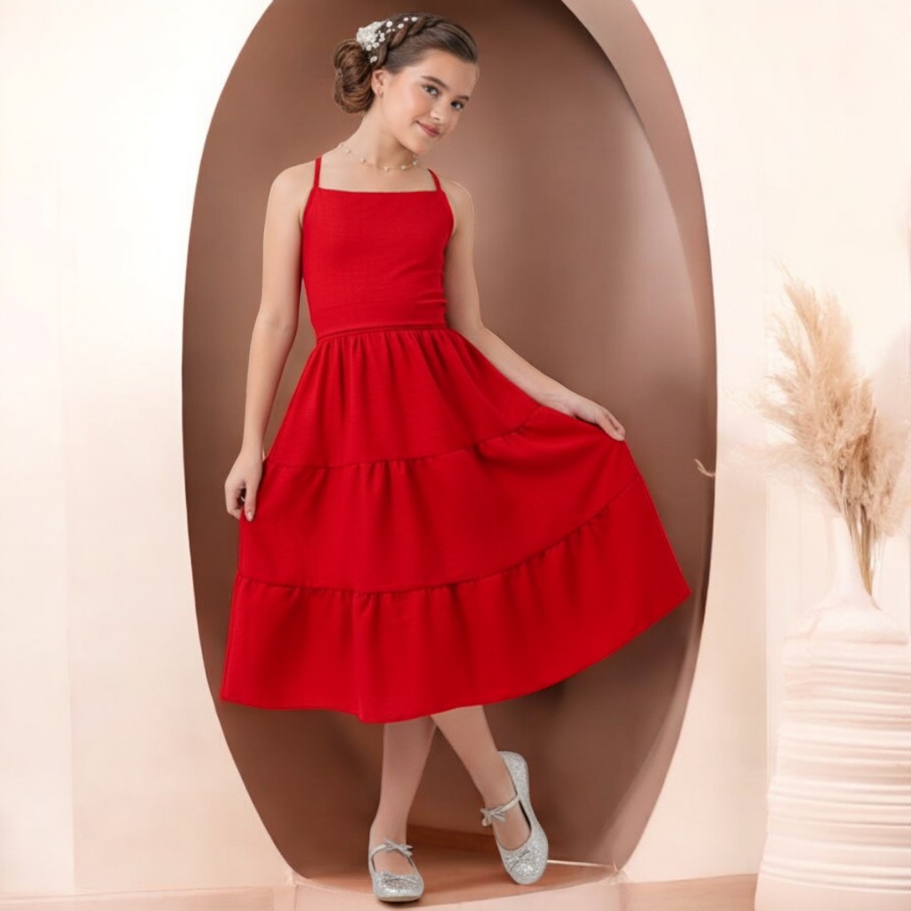 Vestido Presente Natal Ano Novo Reveillón Festas Moda Longo Evangélica Igreja Trançado Costa Nua