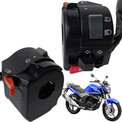 Chave Punho de Luz Fazer Ys 250 2011 a 2015 Com Interruptor Liga e Desliga O Farol