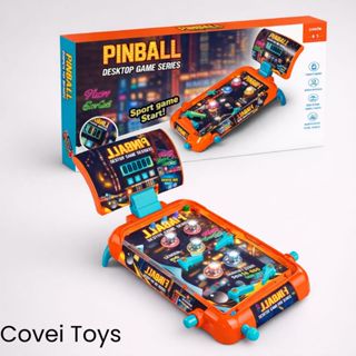 Pinball Infantil de Mesa com Luzes LED Coloridas Com Música Placar Botões Interativos Multijogador em Oferta na Shopee
