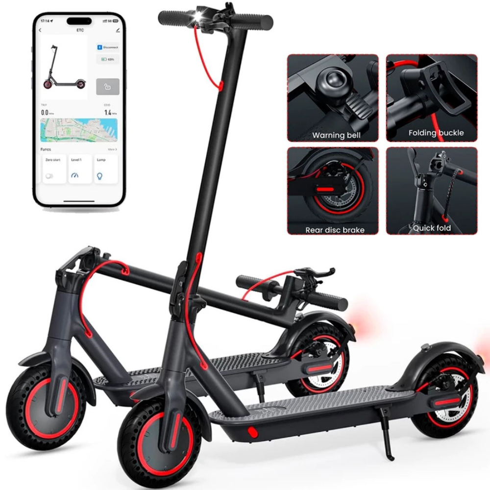 Patinete Elétrico Para Adultos Dobrável 350W Bivolt 36V Capacidade De Carga De 150KG
