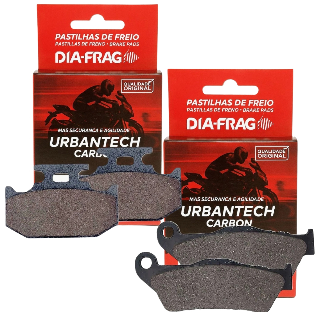 Kit Pastilhas de Freio Fz15 150 Abs / Yzf R15 2023-2025 Diafrag