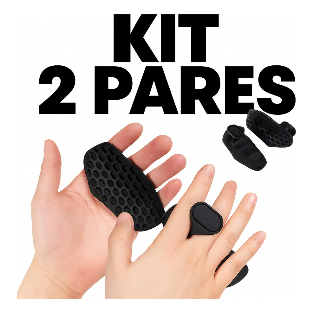 Luva De Academia Musculação Treino Max Grip Anti Calo Protetor Pegada - 2 Pares em Oferta na Shopee