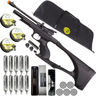 PISTOLA/CARABINA TAG SERPENT-S CO2 5,5MM em Oferta na Shopee