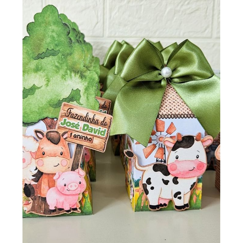 10 Caixas Milk 3D Personalizadas | Lembrancinha Festa Infantil