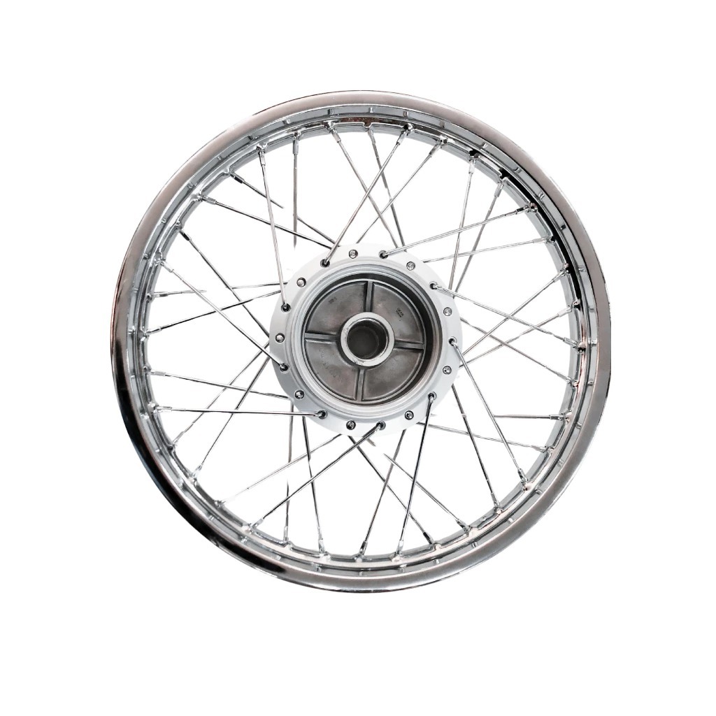Roda Traseira Titan 150 2004 ate 2013 Fan150 2009 ate 2013 Cromado Cubo Gear Raios 4mm  Aro Max