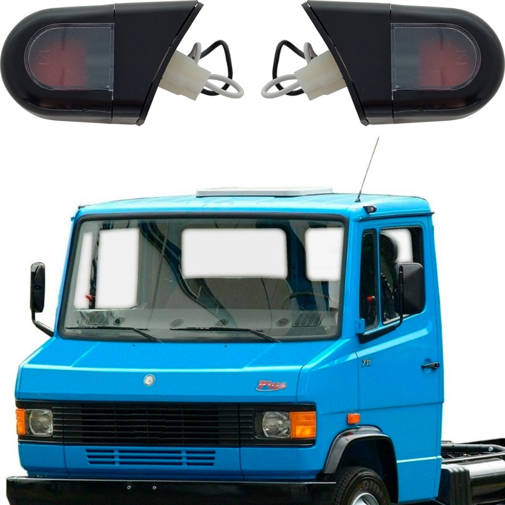 Lanterna Do Teto Para Caminhão Mercedes-Benz 709 710 711 912 Kit 2 Peças
