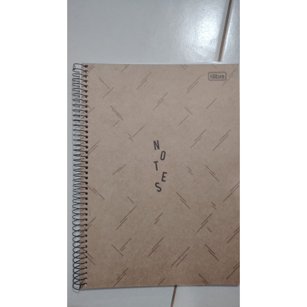 caderno kraft work tilibra
