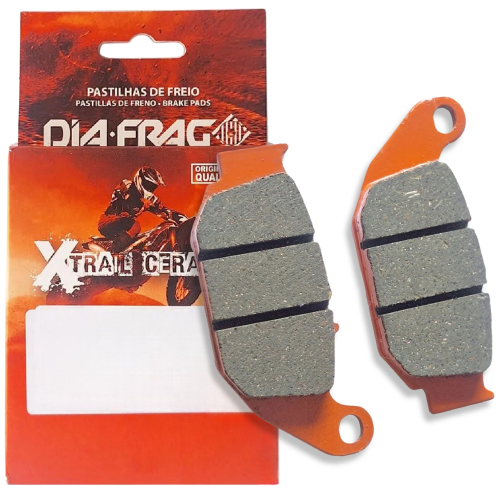 Pastilha de Freio Traseira Cb 250f Twister / Cb 300f Twister / Nxr 160 Bros / Xre 190 Diafrag (Cerâmica) em Oferta na Shopee