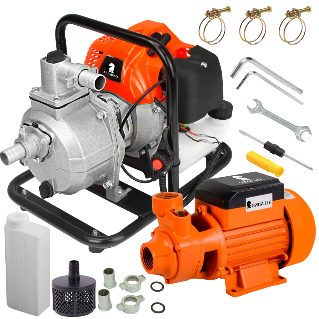 Motobomba Bomba D'agua A Gasolina Auto Escorvante 60cc 220V para Jardim Pressurização Irrigação