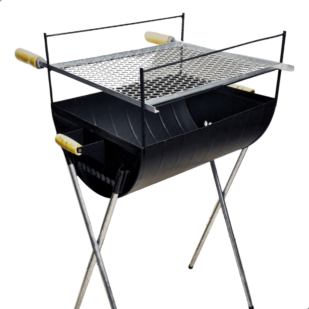 Churrasqueira a Carvão Com Grelha Inclusa 96cm Aço Reforçado Para Espetinho Grande e Grelha Zincada em Oferta na Shopee