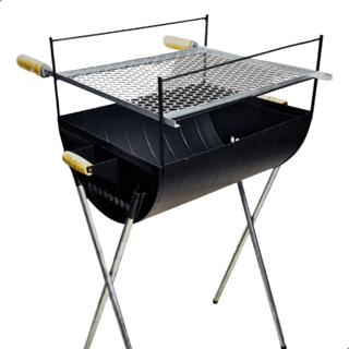 Churrasqueira a Carvão Com Grelha Inclusa 96cm Aço Reforçado Para Espetinho Grande e Grelha Zincada em Oferta na Shopee