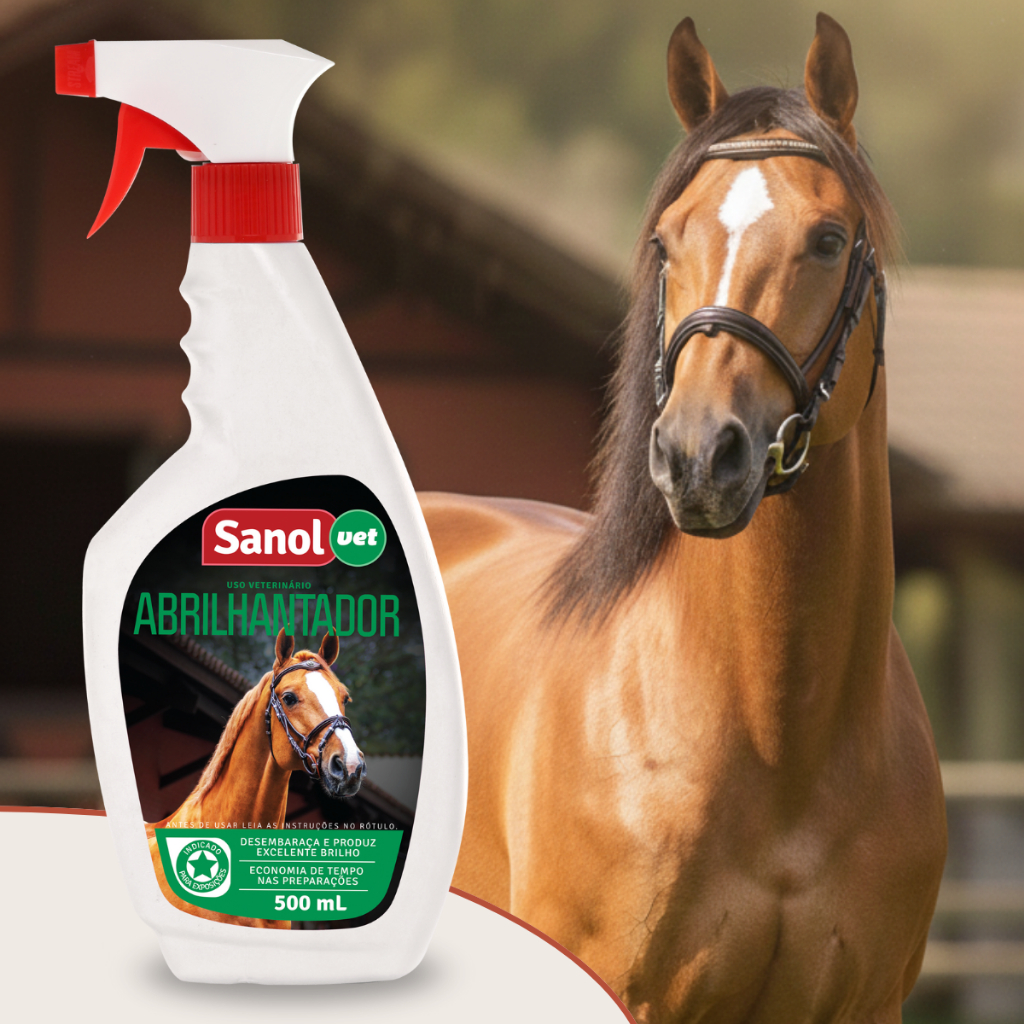 Abrilhantador Para Pelo de Cavalos Sanol Dog 500ml
