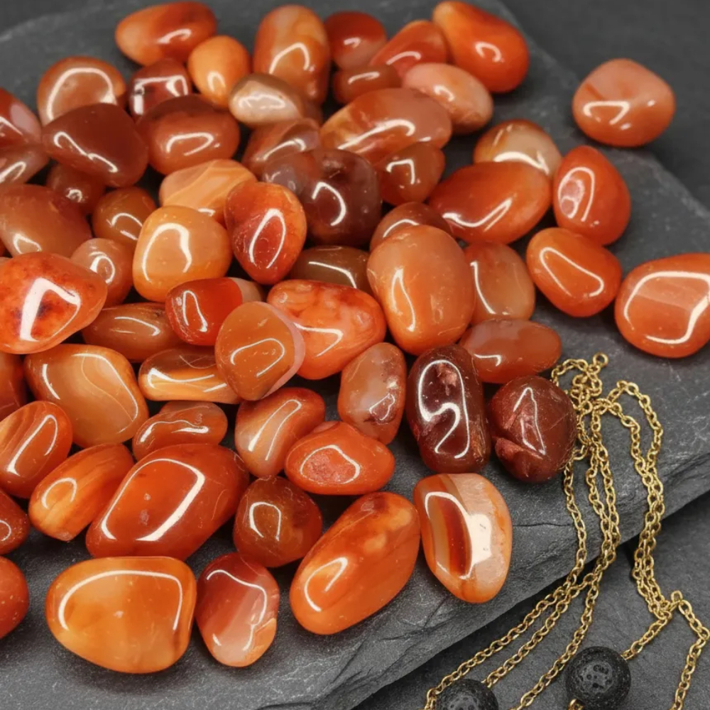 Pedra Ágata De Fogo Natural Unidade - Promoção