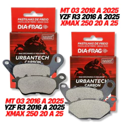 Kit Pastilhas de Freio Mt 03 / Yzf R3 / Xmax 250 Diafrag