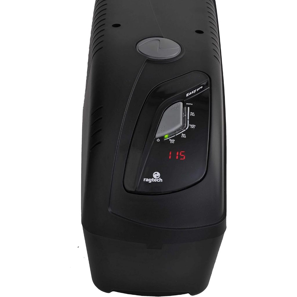 RAGTECH – Nobreak New Easy Pro NEP 2000 – 2.000VA/1.400W – 2 baterias 12V/9Ah – Bivolt – 10 tomadas – Modelo 4037