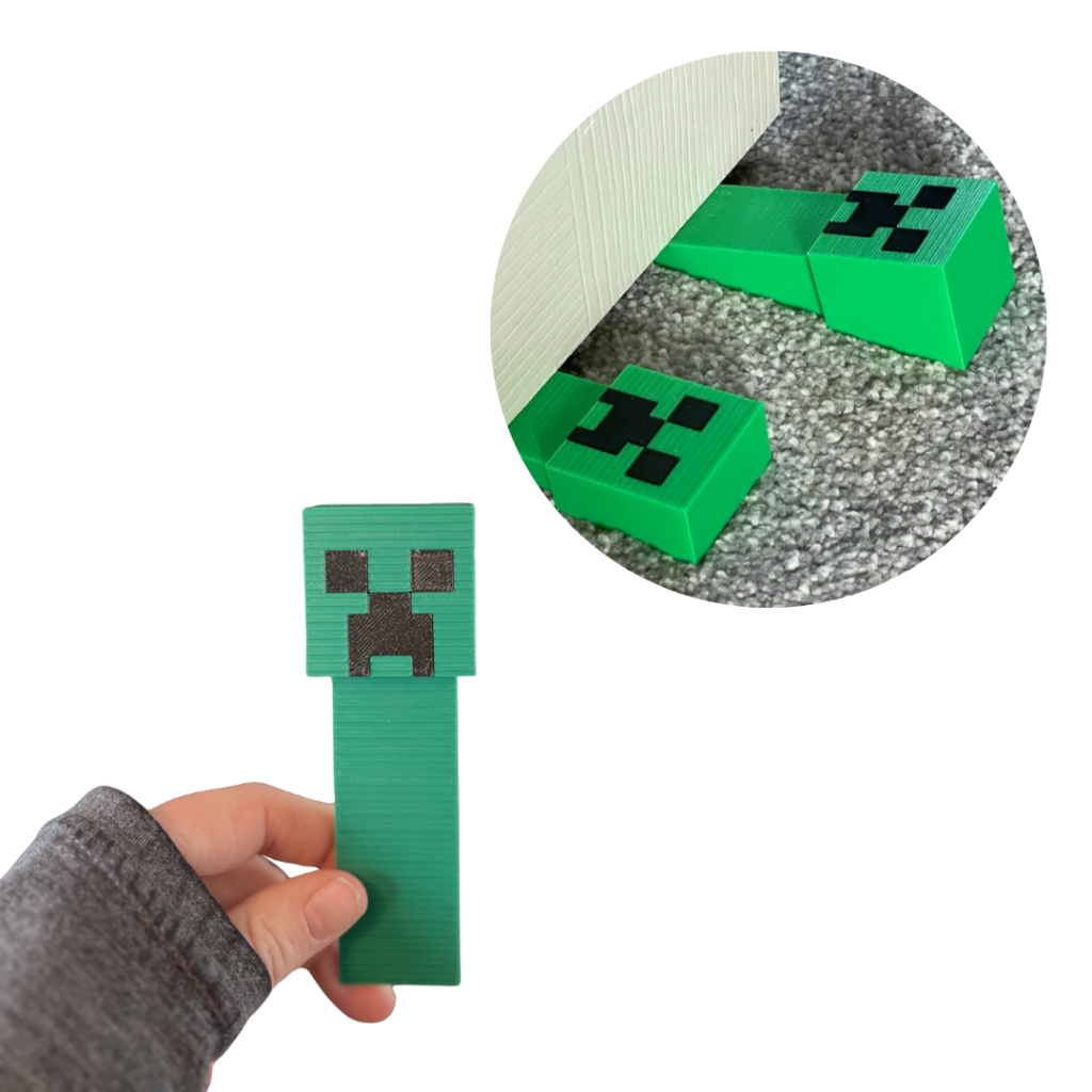 Minecraft Creeper Trava de Porta Stop Door