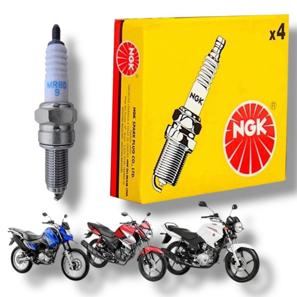 VELA DE IGNIÇAO FAZER 150/CROSSER 150/FACTOR 150 - (MR8D-9)