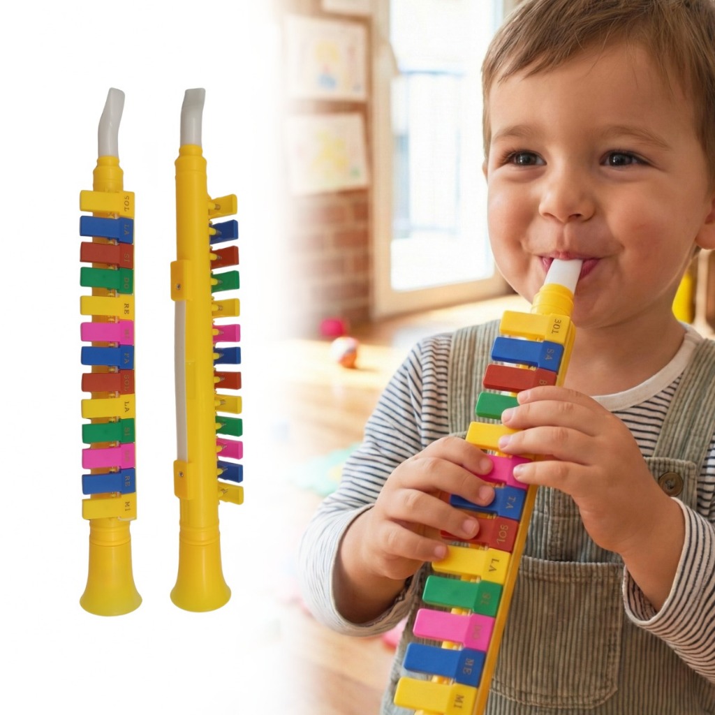 Flauta Musical Melódica 12 Teclas Infantil Alpha Escaleta