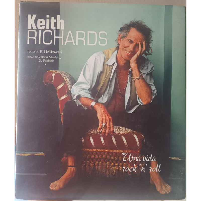 Livro Biografia Keith Richards Uma Vida Rock'n'Roll
