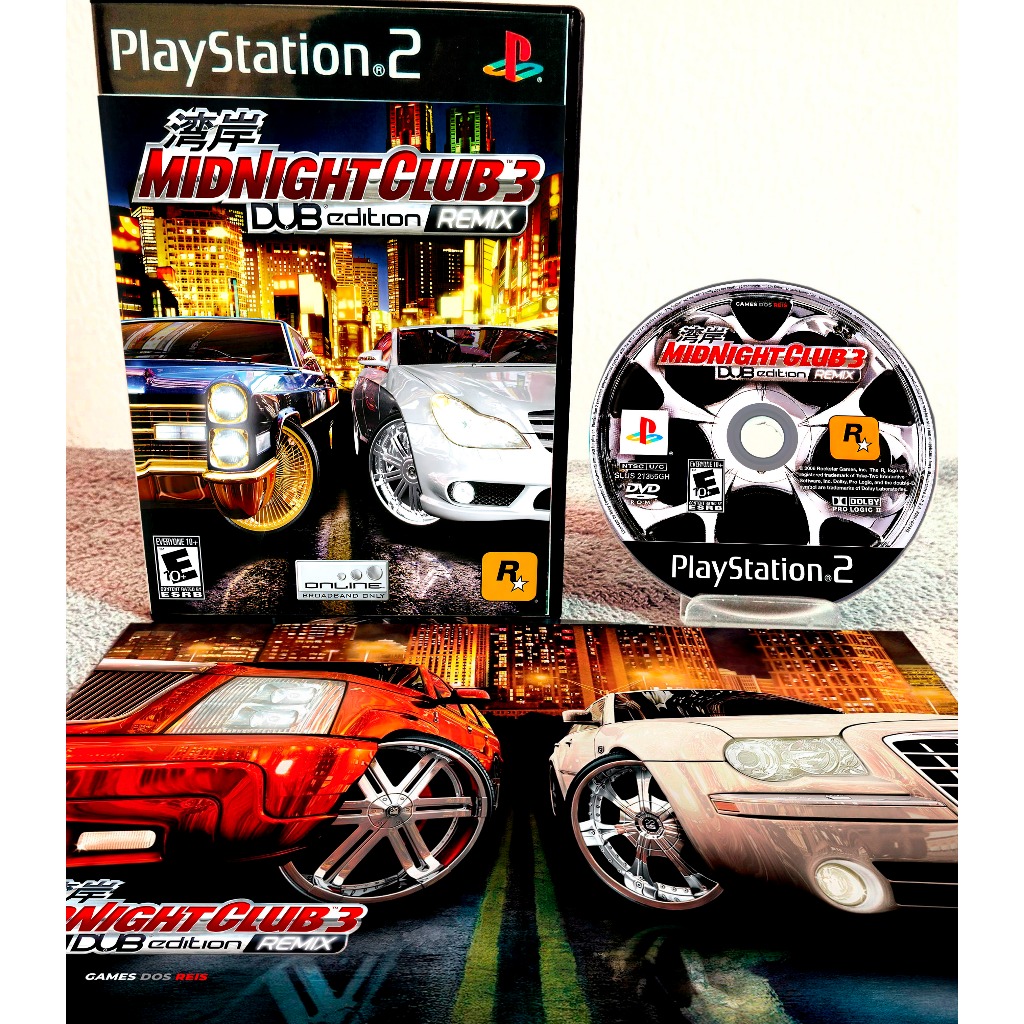 Jogo Midnight Club 3 Dub Edition para PS2 Mídia Física Ripado