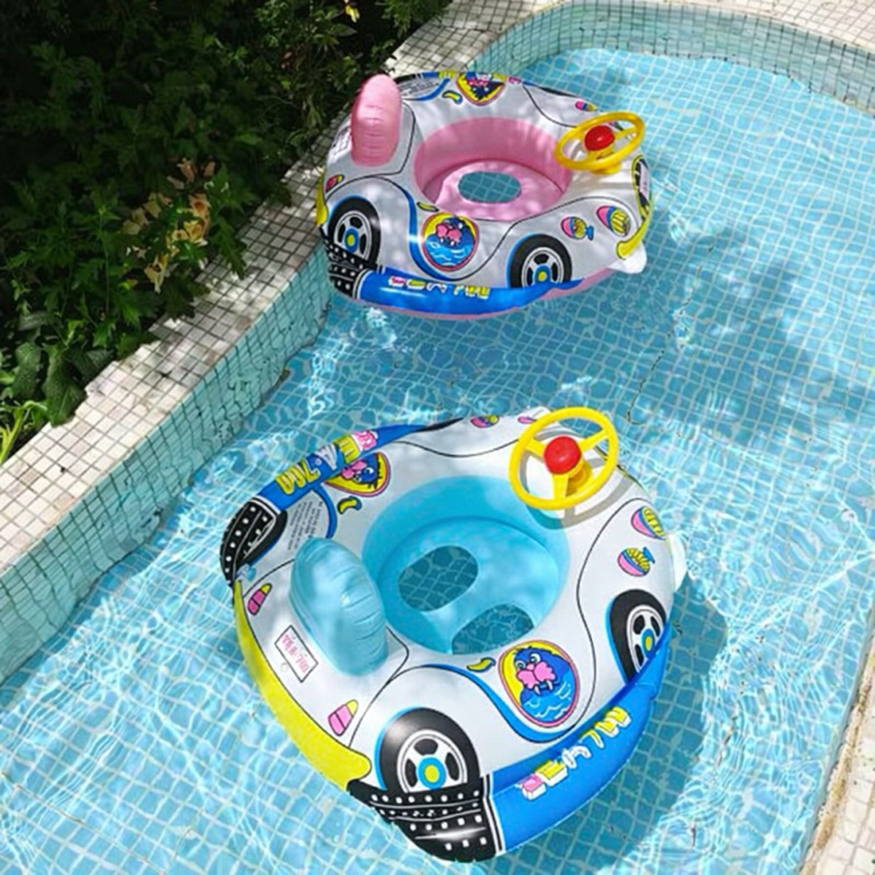 Boia Inflável para Bebê Tipo Carrinho com Volante – Praia e Piscina