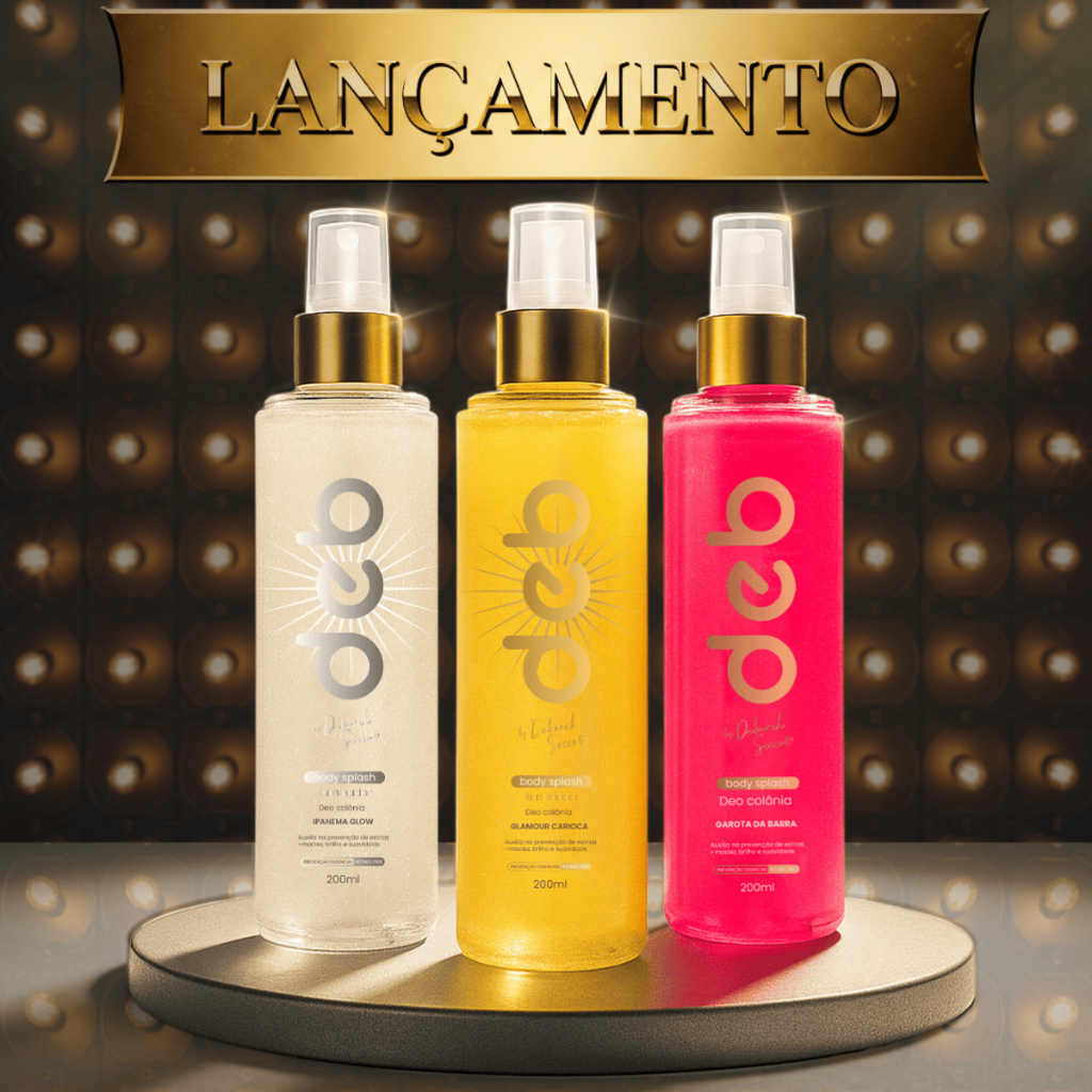 Kit Body Splash Feminino 200ml 3 Unidades Fragrâncias Delicadas