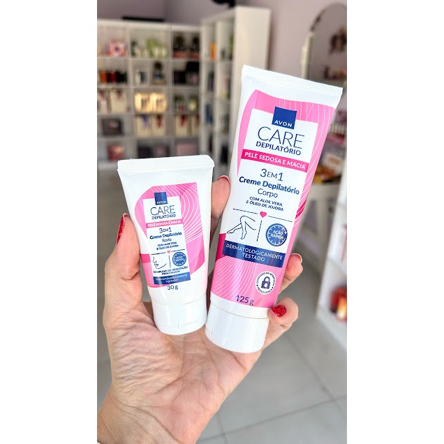 Creme Depilatório Avon Care com Hidratação Intensa para Corpo e Rosto em Oferta na Shopee