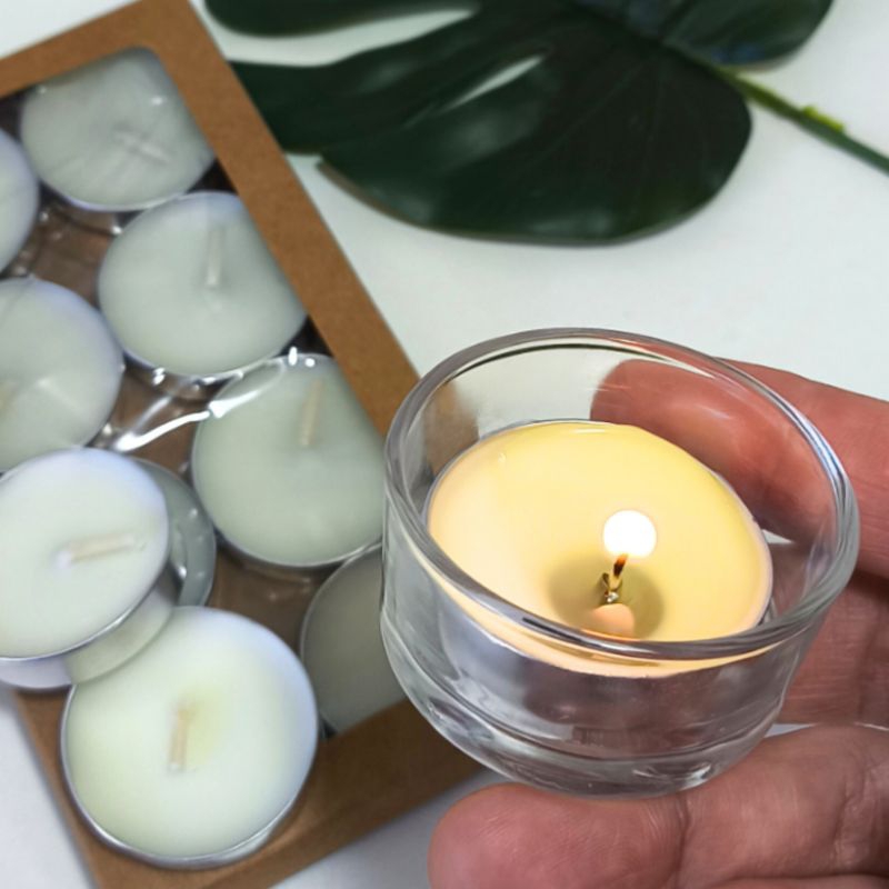 Porta velas reachaud + 8 Velas - Suporte para velas reachaud castiçal vidro