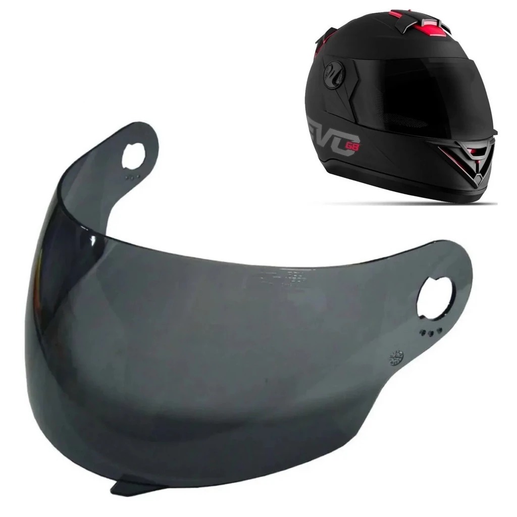 Viseira Pro Tork Evolution 788 Fumê Original Policarbonato UV Compatível G3 G4 G5 G6 G7 G8