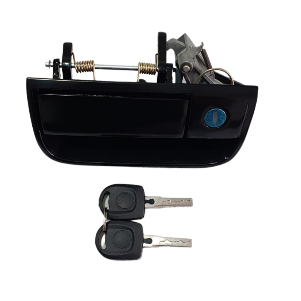 Maçaneta externa Caçamba/tampa traseira completa com cilindro e chaves  VW SAVEIRO G5 G6 G7