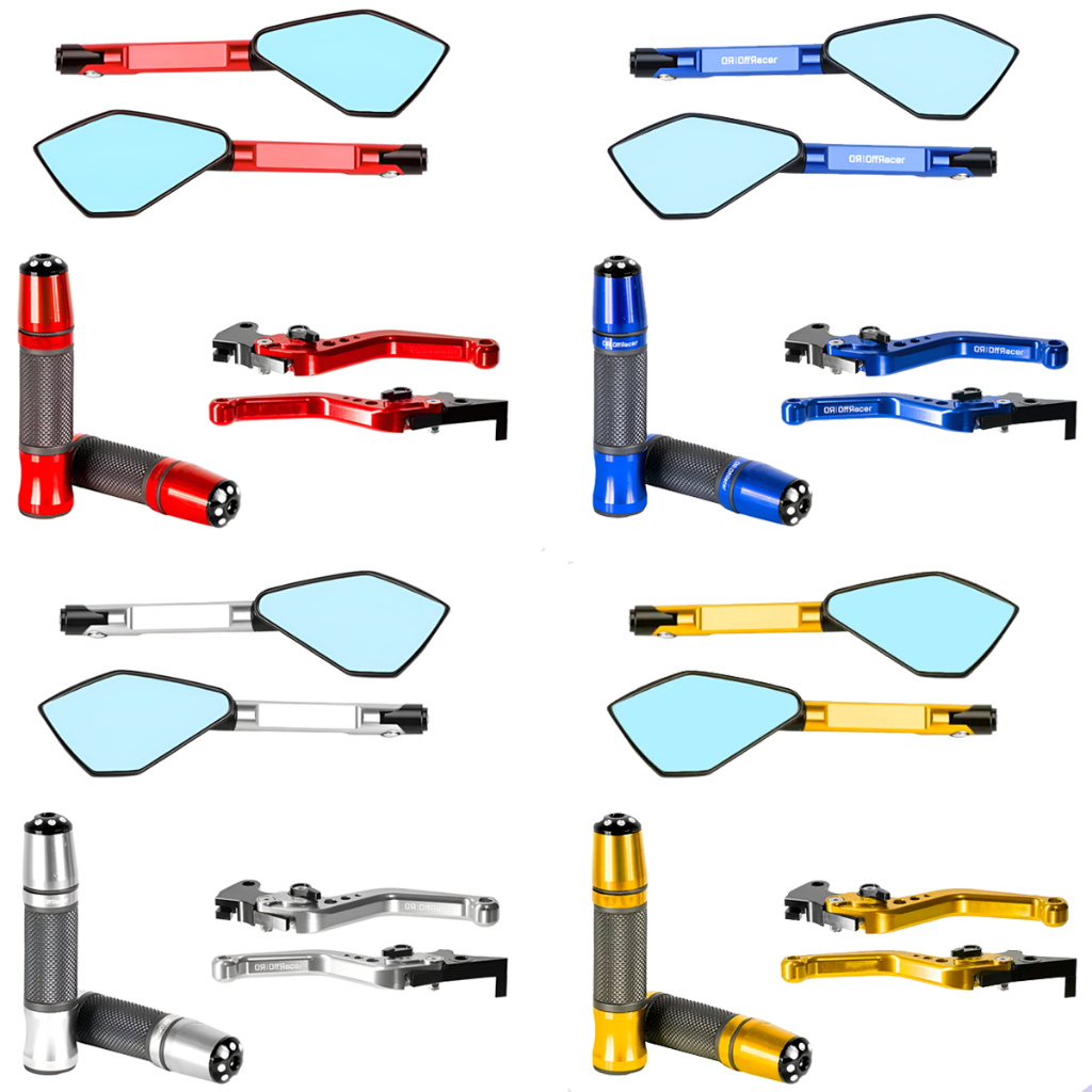 Kit Manete Manopla Retrovisor Cb 300 Cbx Twister Strada 200