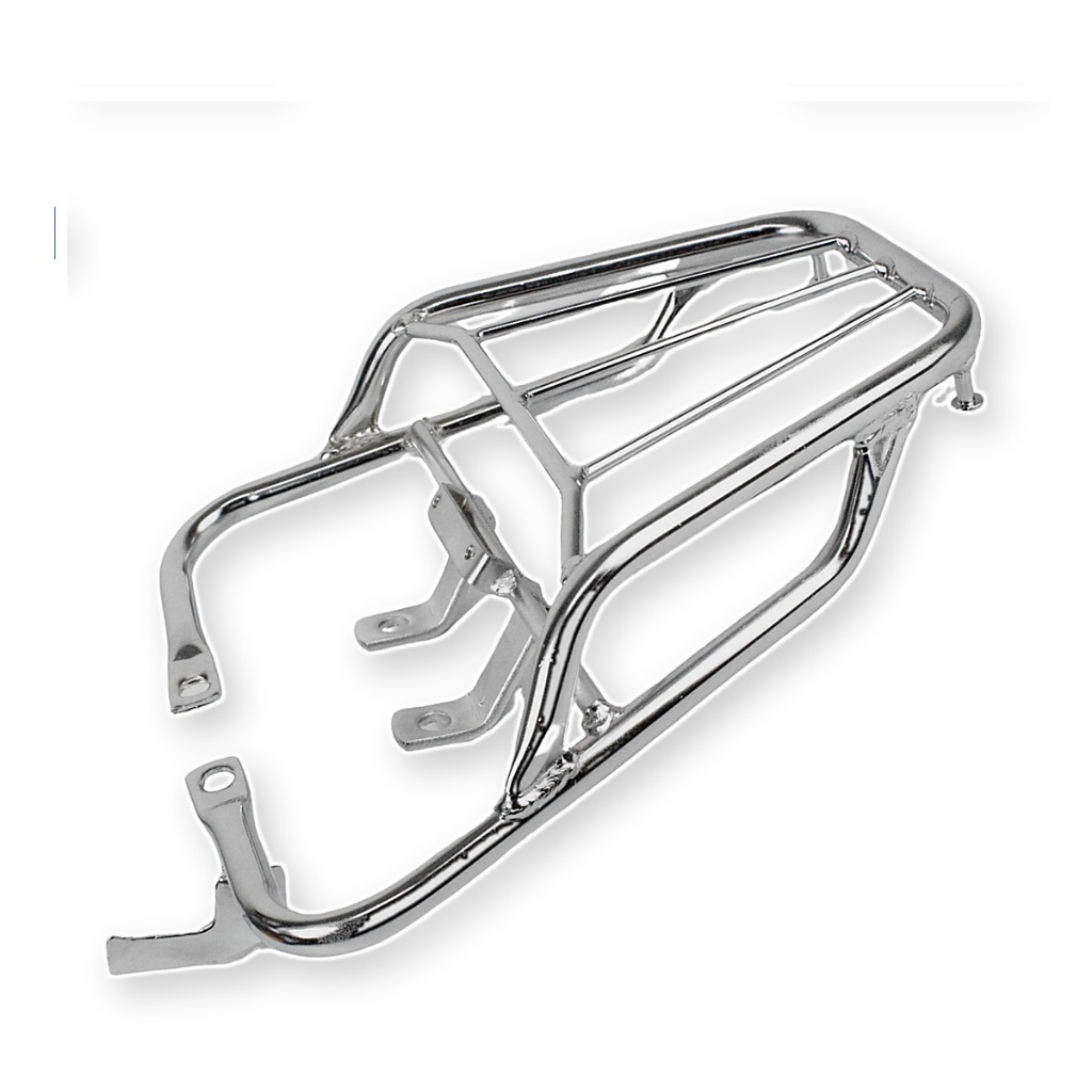 Bagageiro Titan 150 2004 a 2008 Cromado Aço Reforçado Suporte Baúleto em Oferta na Shopee